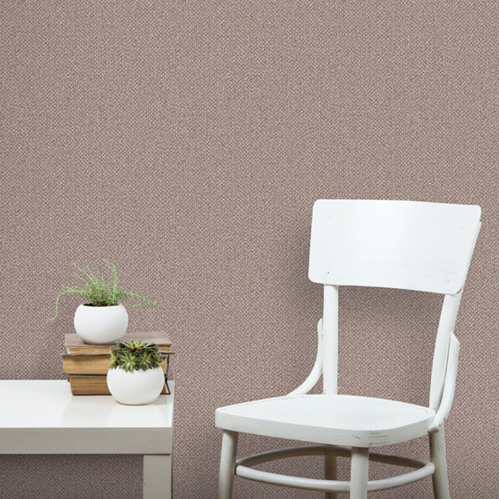 Design ID Basket Weave Terracotta Wallpaper Image 4