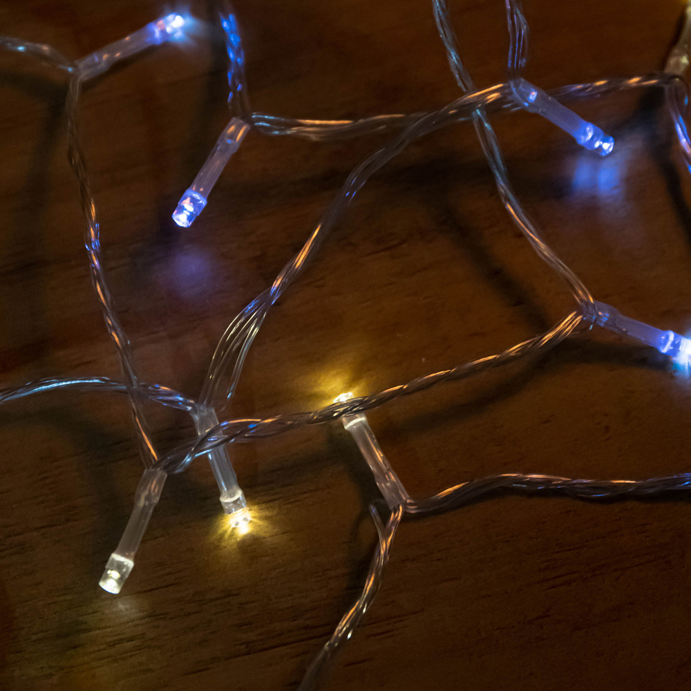 Samuel Alexander 50 Cool and Warm White LED Multi-Function Clear String Light 5m Image 3