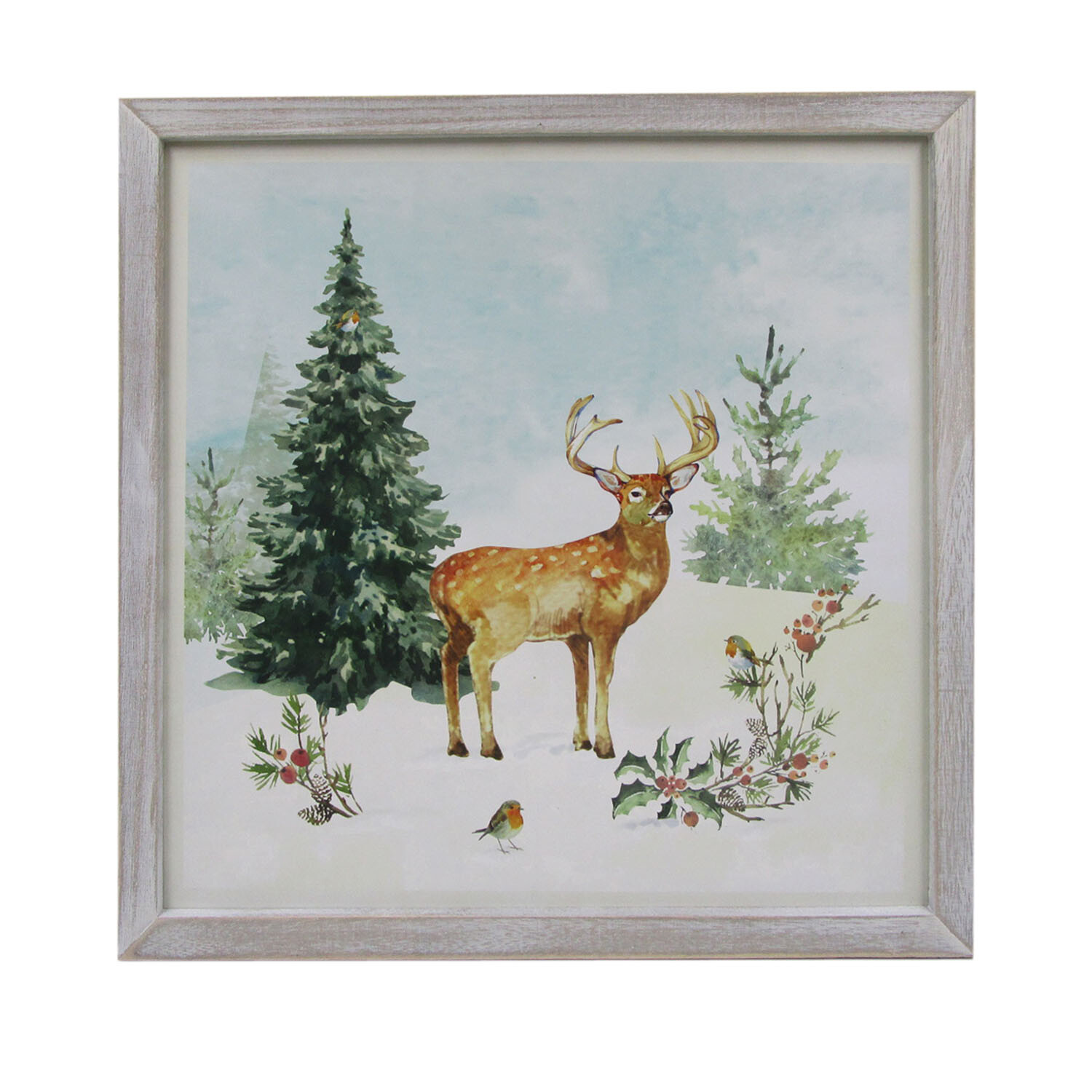 Whimsical Stag Framed Art Image