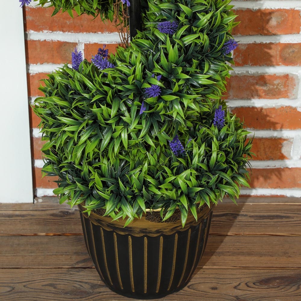 Portland Lavender Decorative Artificial Plant in Pot 115cm 2 Pack Image 3