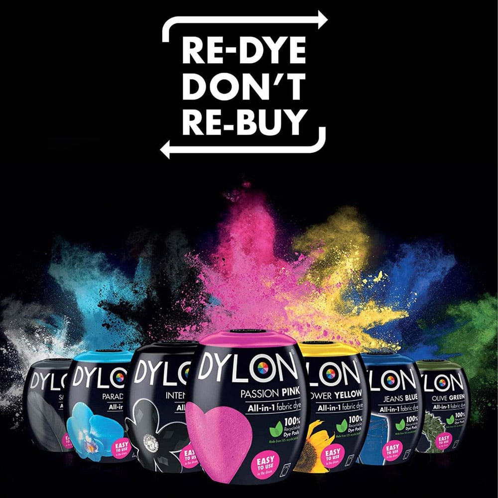 Dylon Sunflower Yellow Washing Machine Fabric Dye Pod 350g Image 7