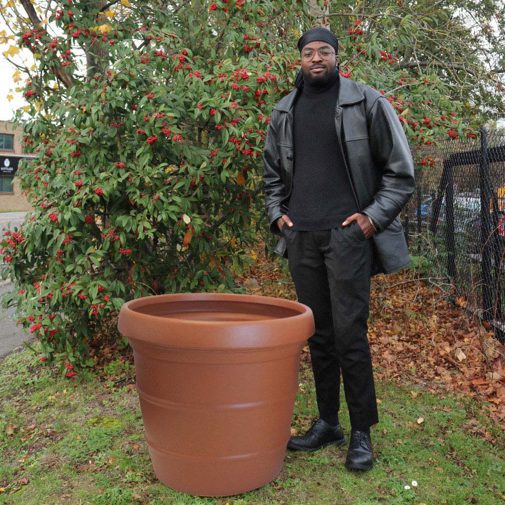Trifibre Kesington Rust Planter 60 x 45cm Image 5