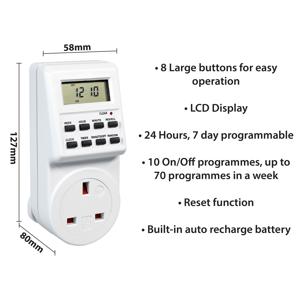 Eagle Digital Timer Plug-In Socket Image 6