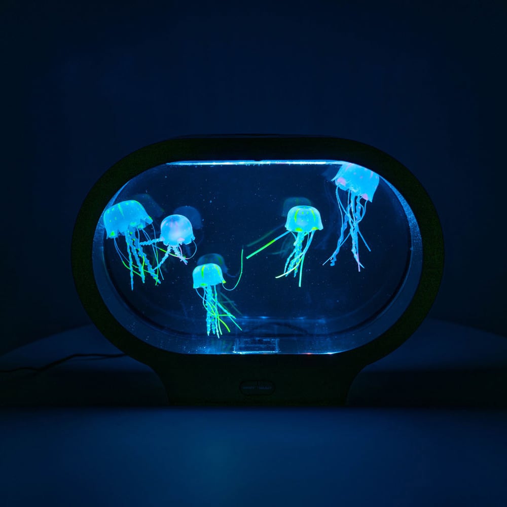ValueLights Jellyfish Colour Changing Aquarium Table Lamp Image 4