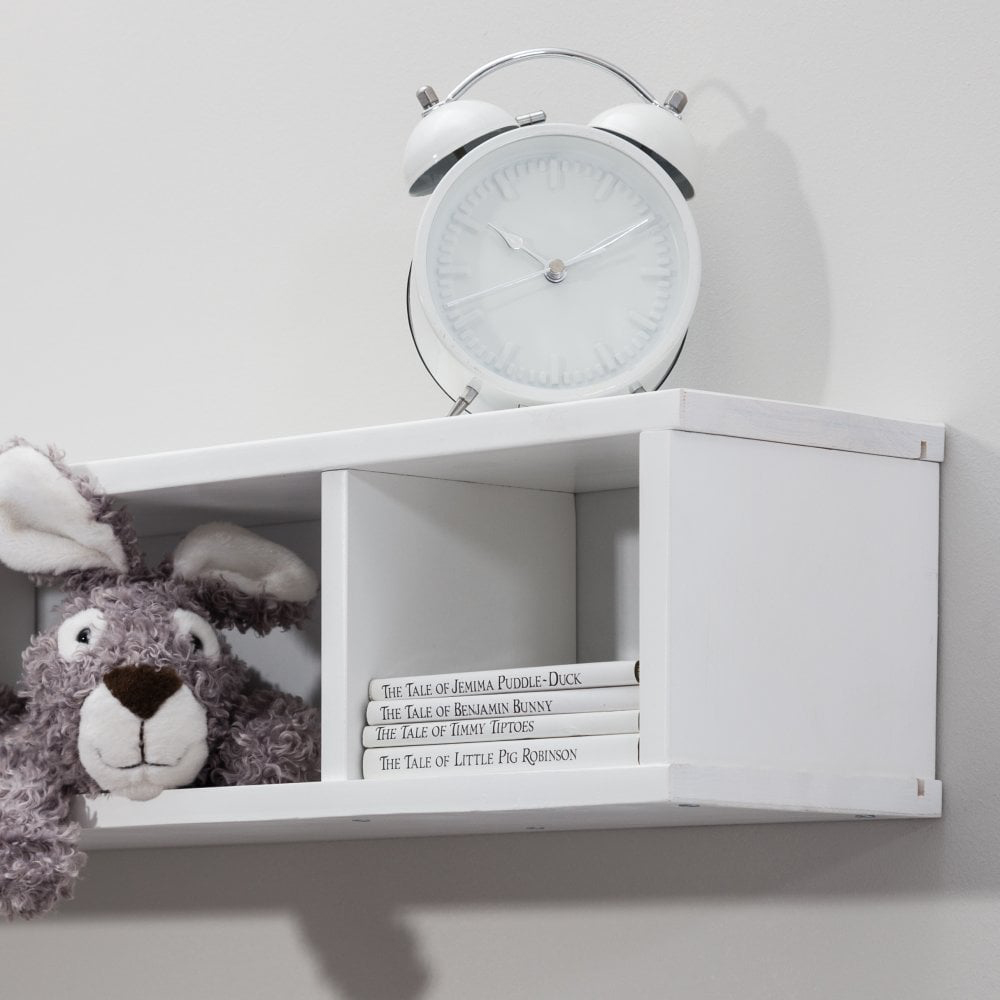 Noa and Nani 4 Shelf White Wall Mounted Shelving Unit Image 4