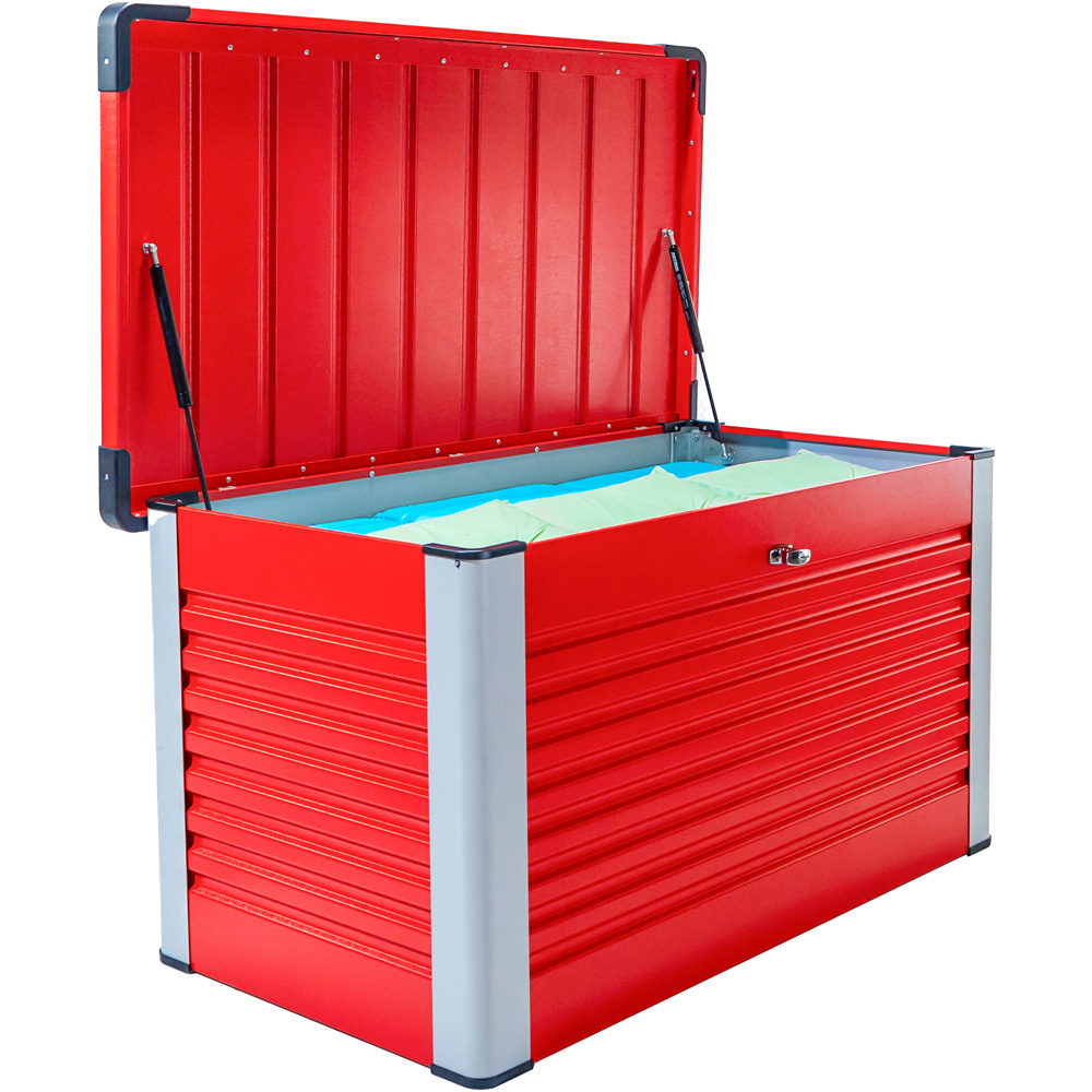 Trimetals 750L Red Weatherproof Garden Storage Box Image 2
