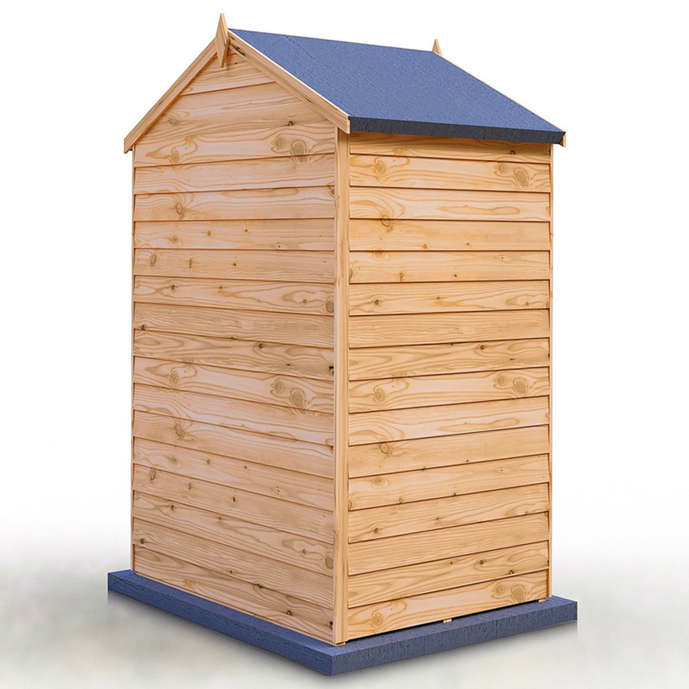 Shire 4 x 3ft Double Door Dip Treated Overlap Shed Image 4