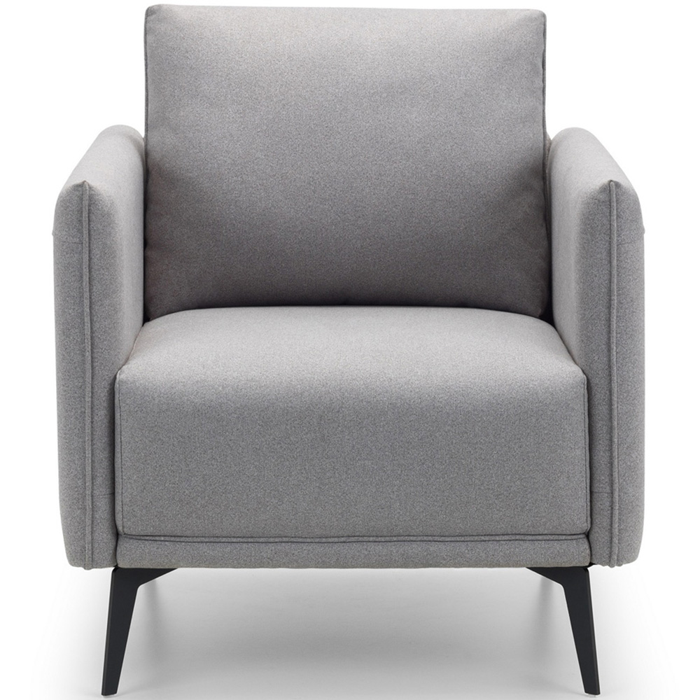 Julian Bowen Rohe Light Grey Armchair Image 3