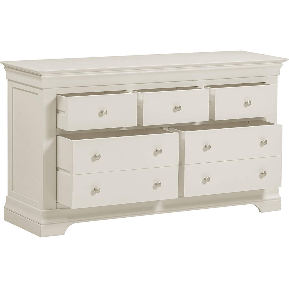 Seconique Bordeaux 5 Drawer Ivory Storage Chest Image 3