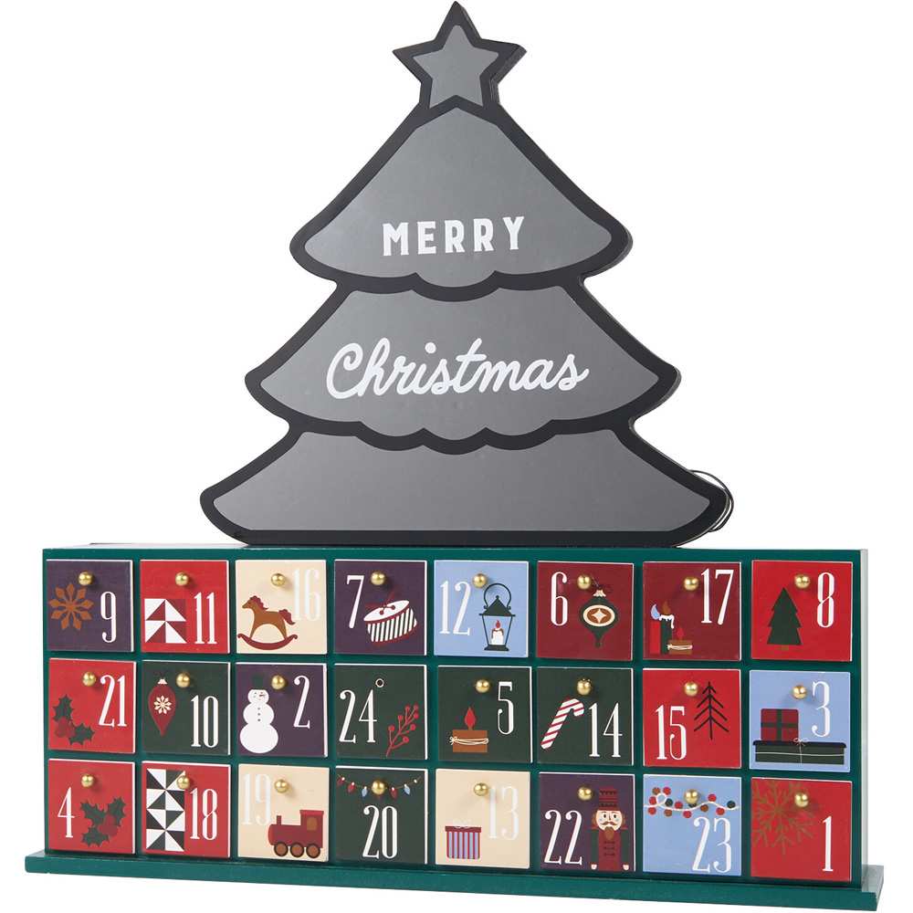 Infinity LED Christmas Advent Tree - Green Image 2