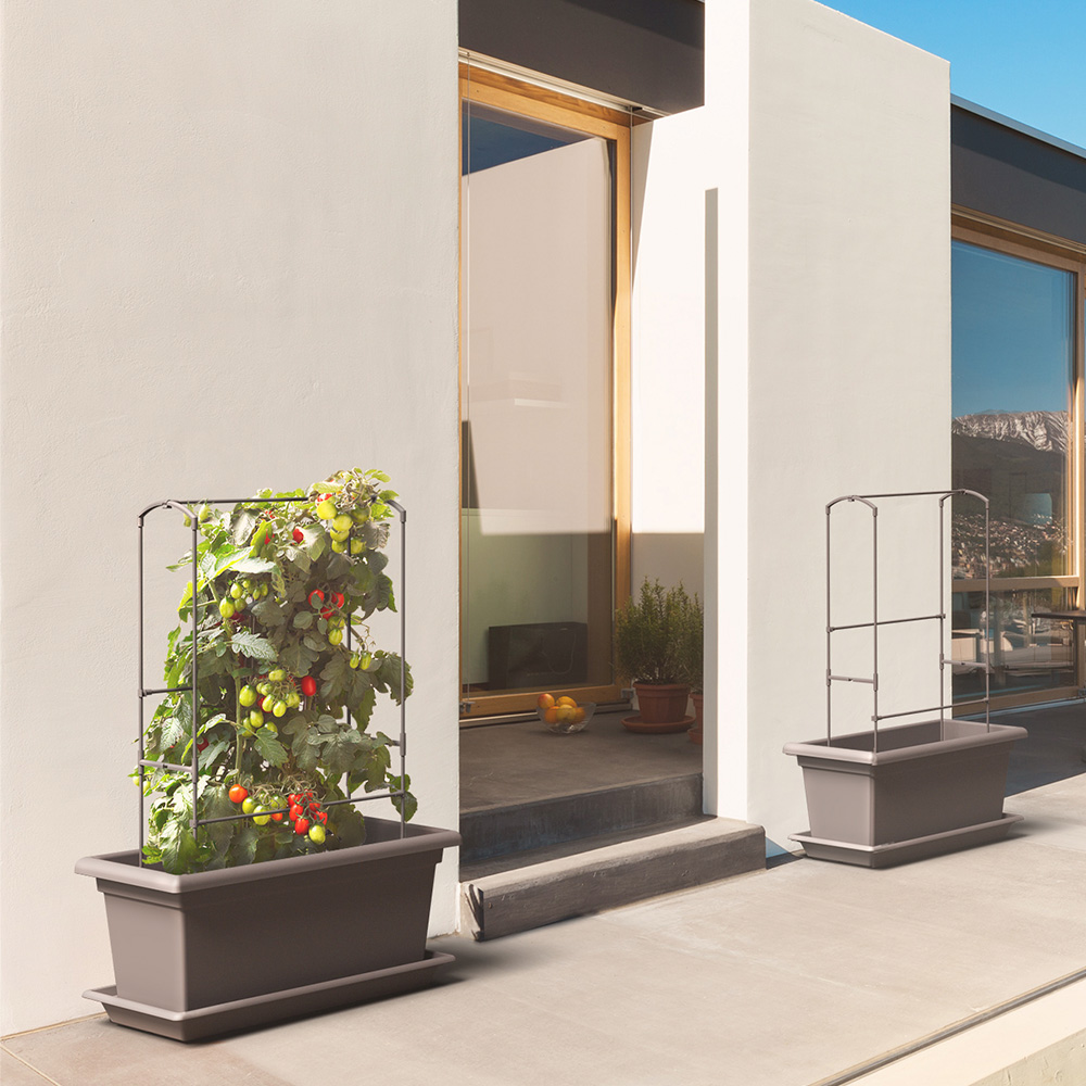 Gardenico Magnus Anthracite Planter Self Irrigating Mobile Kit 800mm Image 7