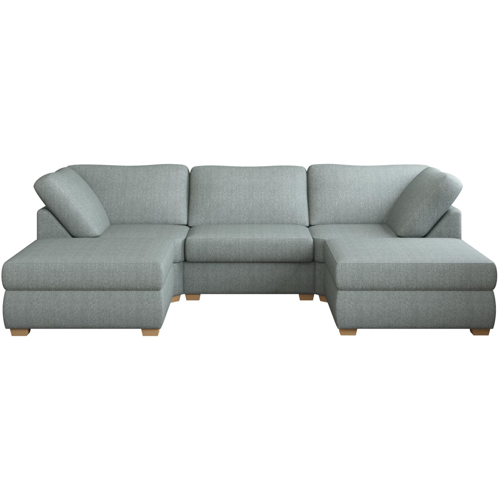 Nestle 5 Seater Granite Venice Fixed Back U-Shape Sofa Image 2