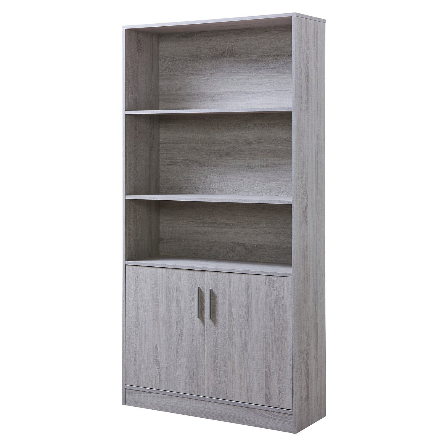 Hartley Bookcase - Light Grey Image 3
