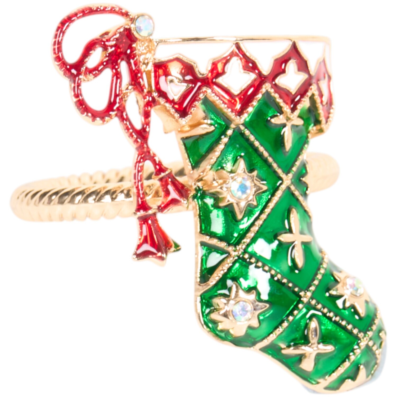 Set of 4 Festive Napkin Rings Image 9