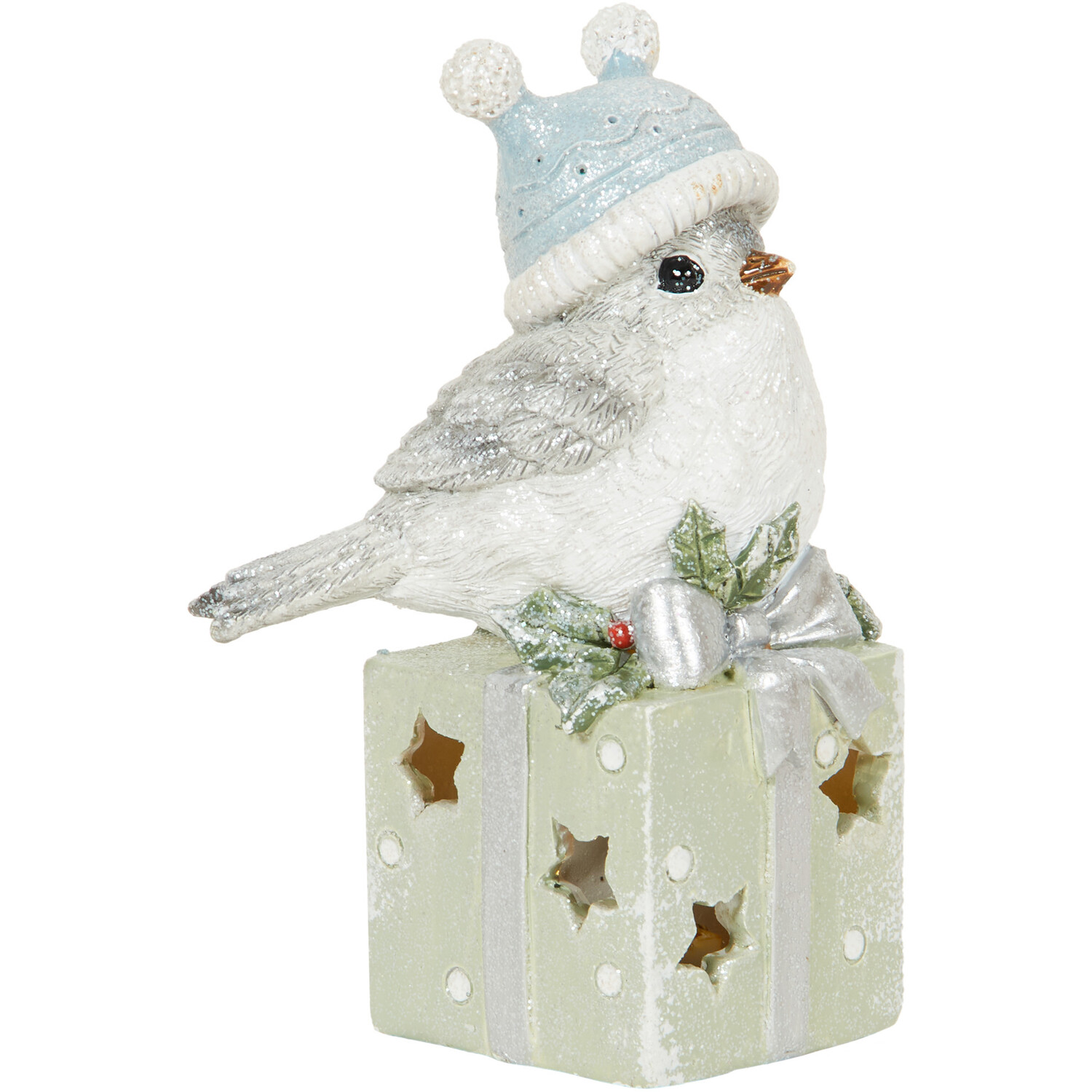 LED Cosy Sitting Robins Image 4