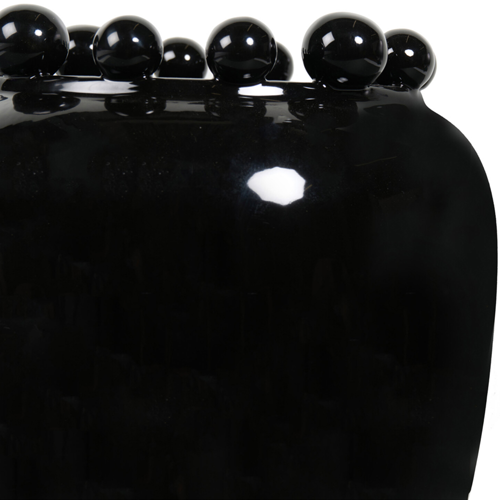 Ball Edge Large Planter - Black Image 3