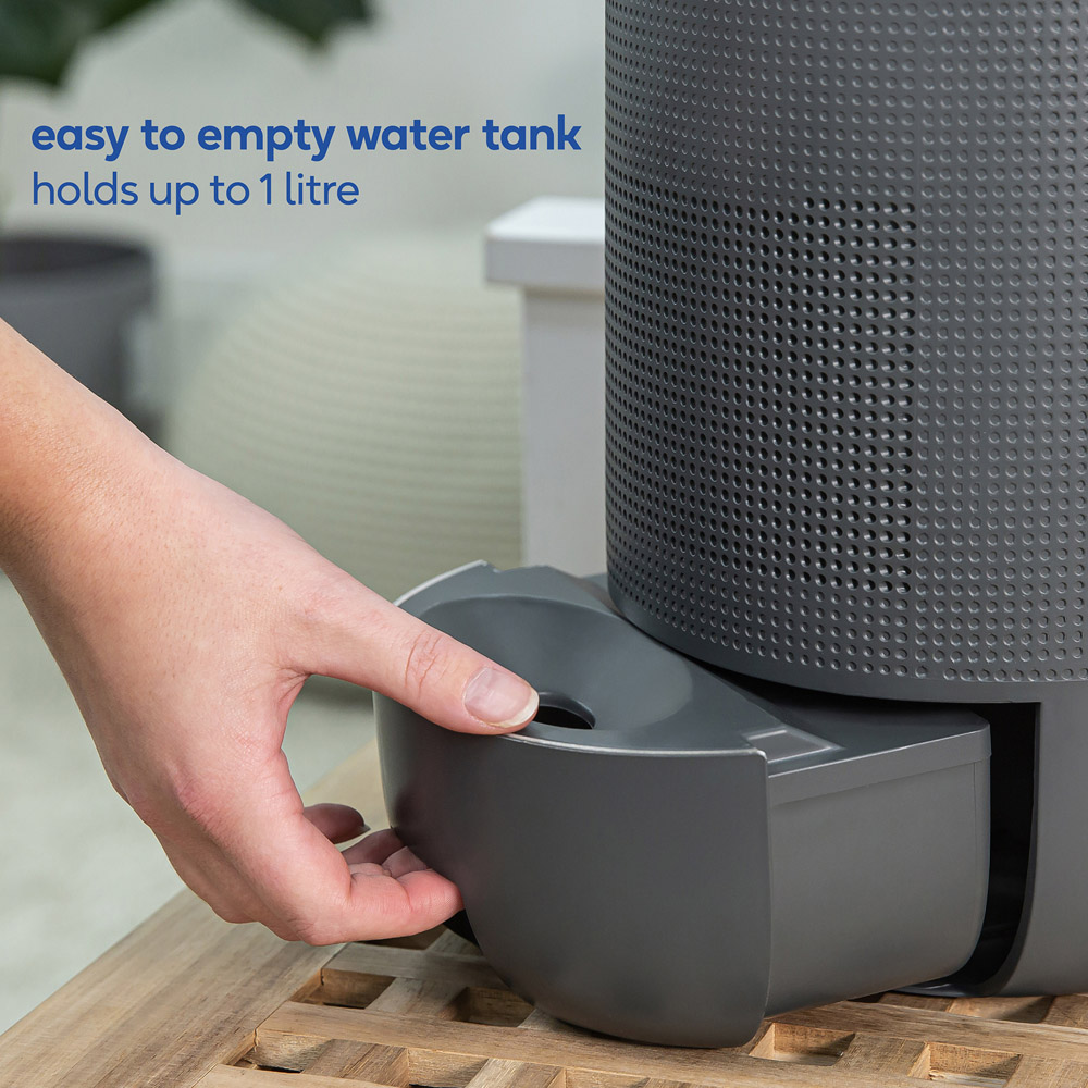 Russell Hobbs Fresh Air Pro Grey Compact Dehumidifier and Air Purifier 1L Image 4