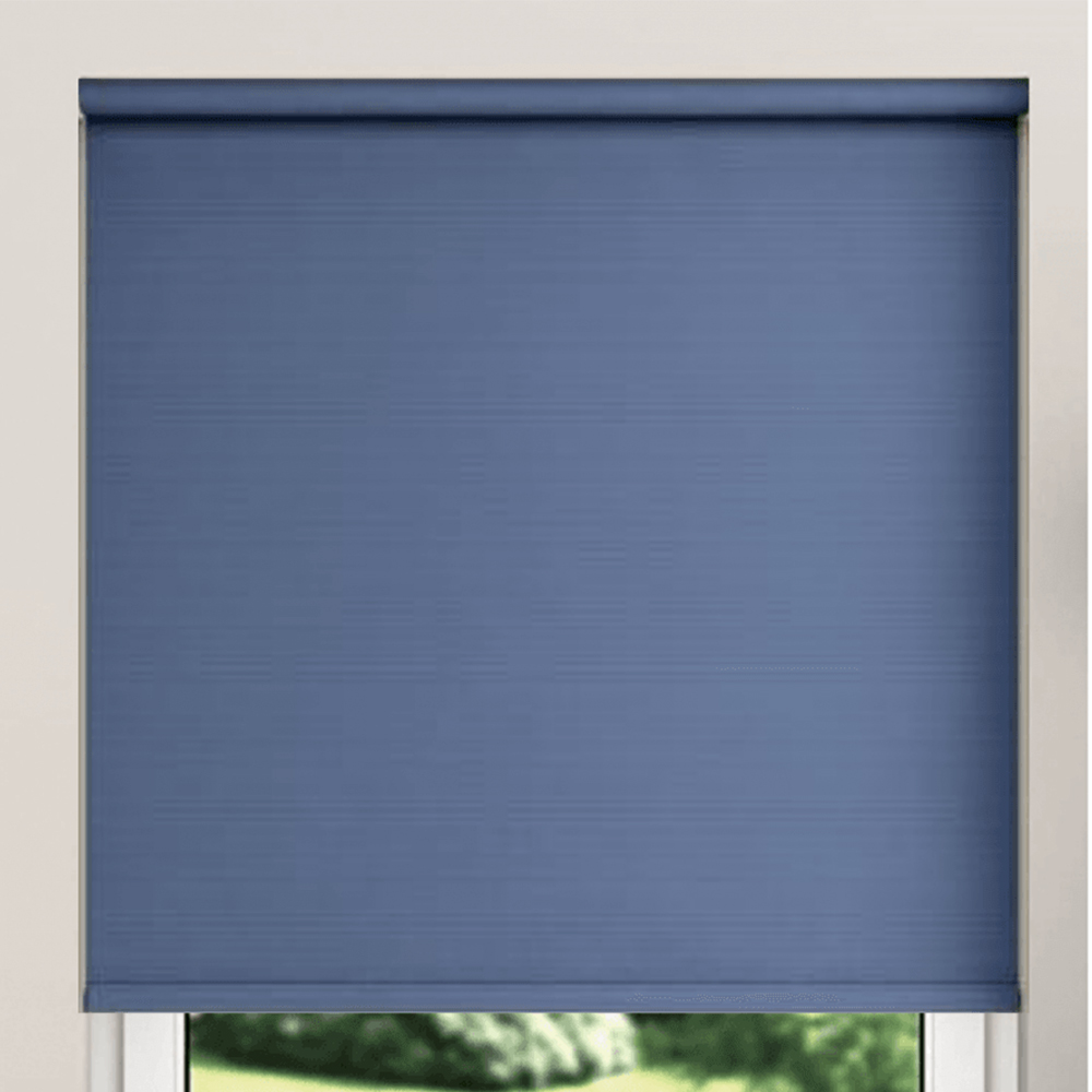New Edge Blinds Blackout Roller Blinds Navy 60cm Image 2