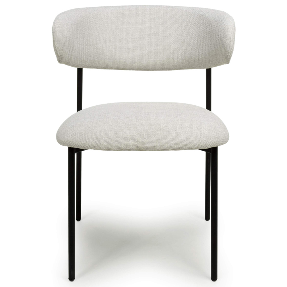 Shankar Marisa Set of 2 Natural Linen Dining Chair Image 5