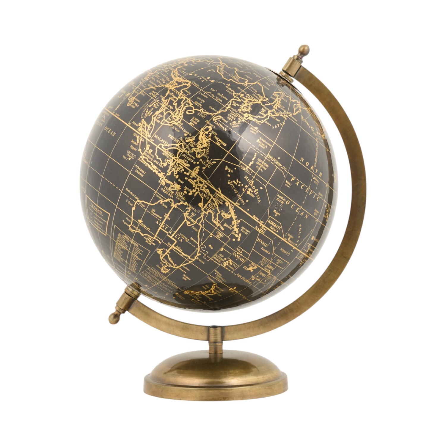 Gold Globe Black Image 2