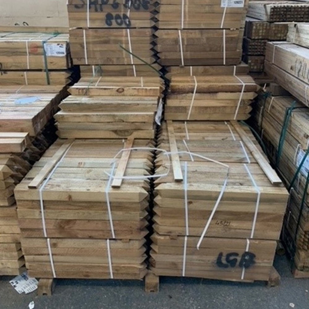 Inspirational Gifting Square Pointed Wooden Tree Stake 60cm x 45mm 20 Pack Image 5