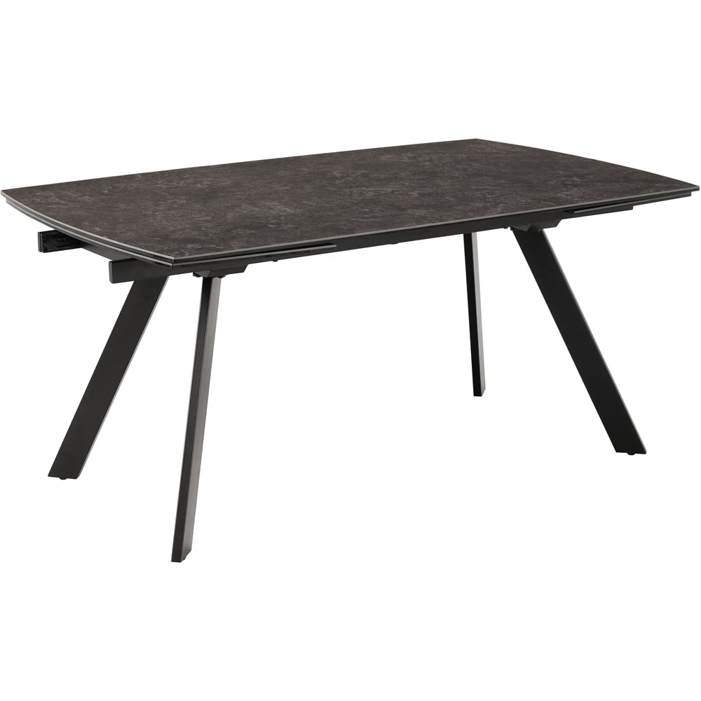 Florence Blackburn Ceramic 6 Seater Dining Table Black Image 3