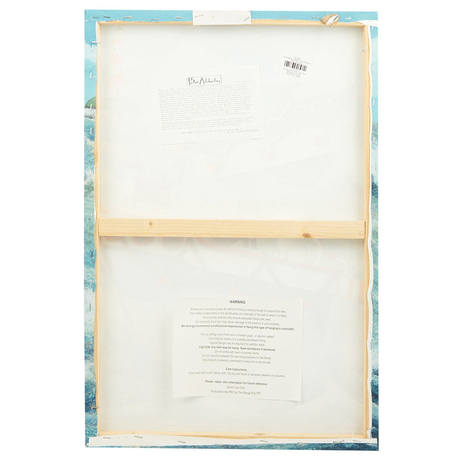 P. Aderley Pets In The Stormy Sea Canvas - Multicolour Image 2