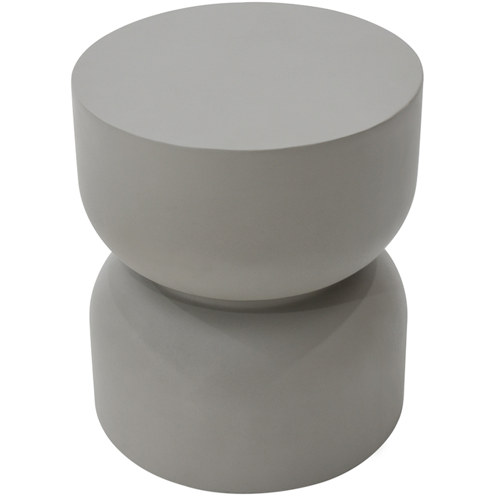 Elementi Chronos Space Grey GRC Side Table Image 2