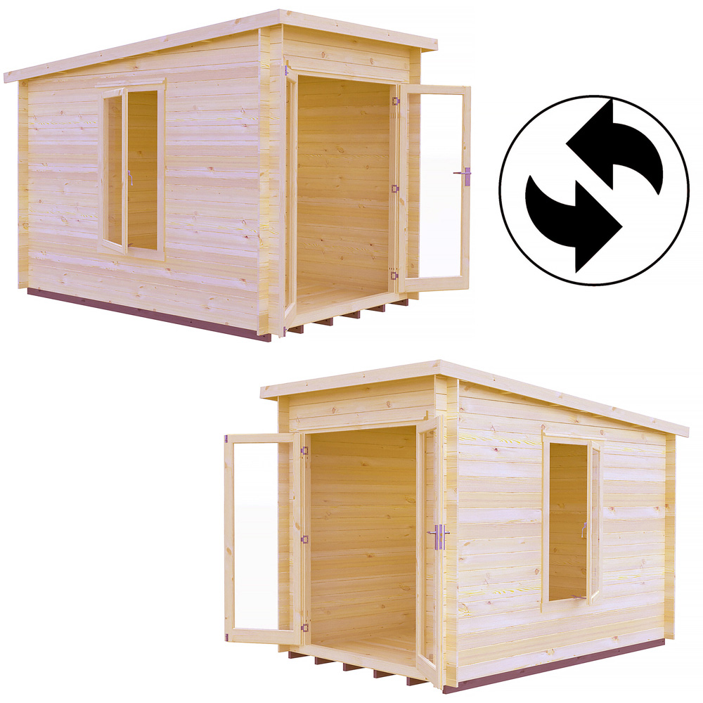 Shire Emneth 10 x 7ft Double Door Log Cabin Image 6