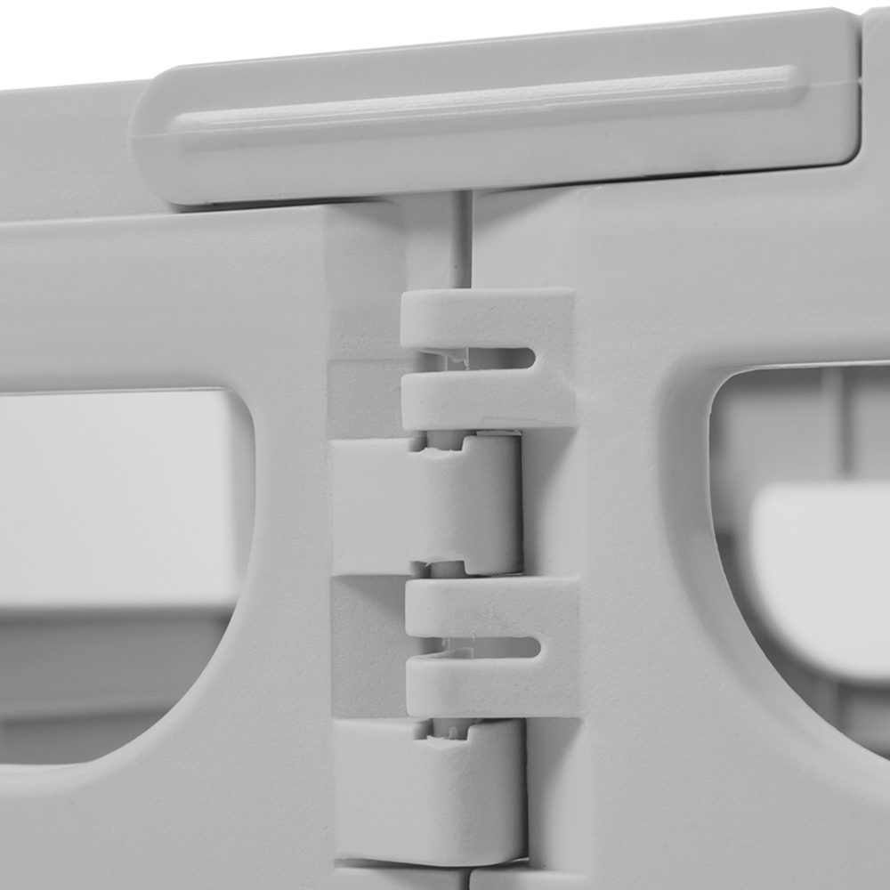 Living and Home 65L Grey Folding Shopping Trolley Image 5