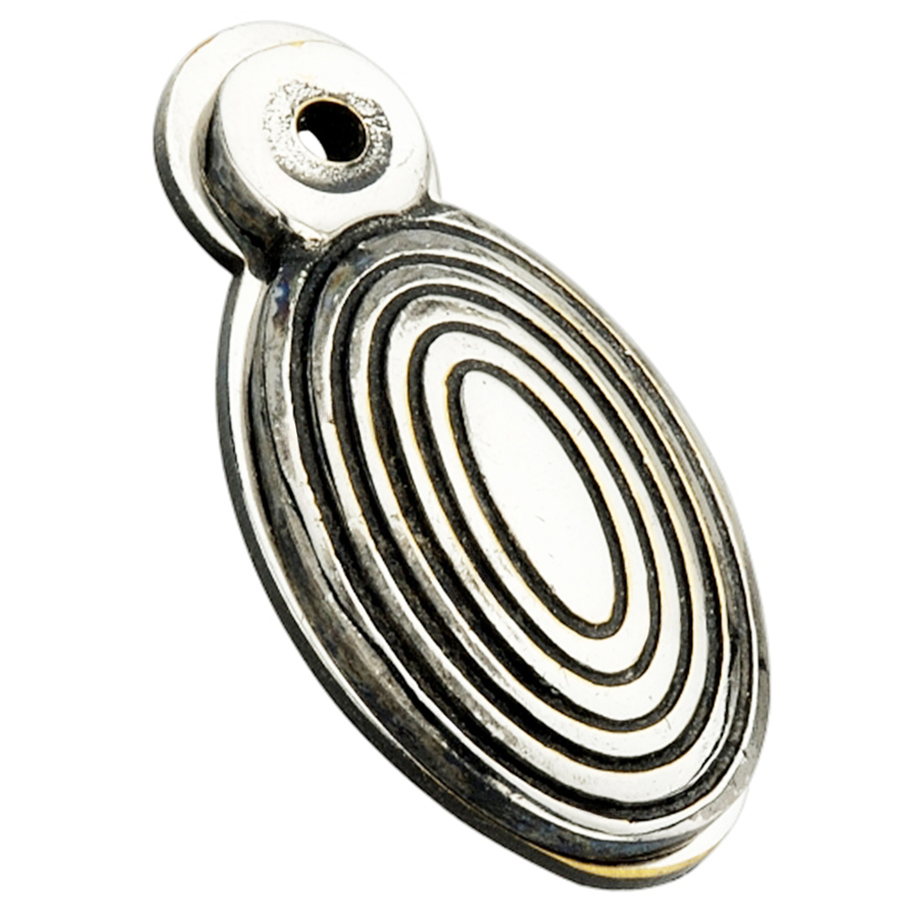 Spira Brass Oval Beehive Aged Nickel Escutcheon Image 2