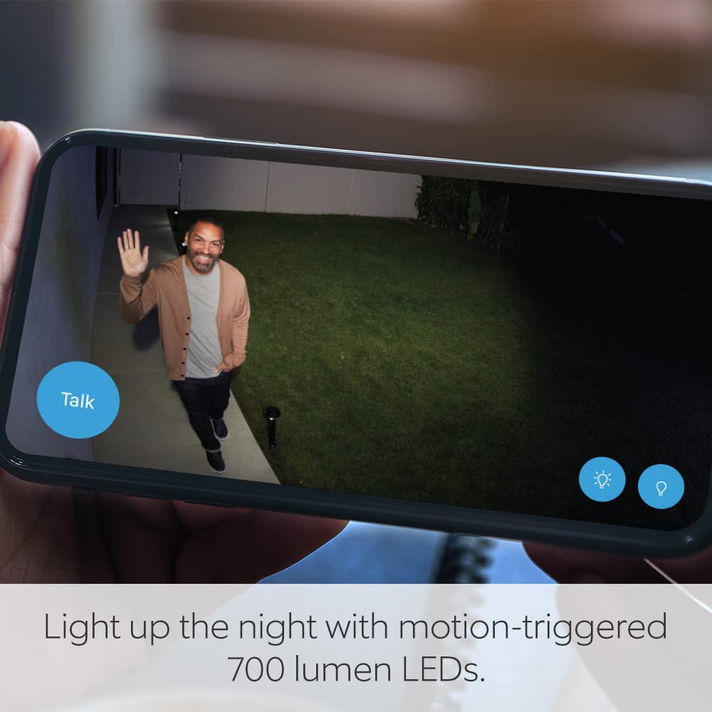 Blink Black Outdoor Floodlight Camera Image 3