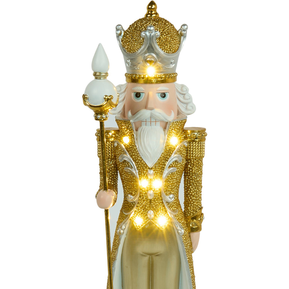 White and Gold Nutcracker Image 5