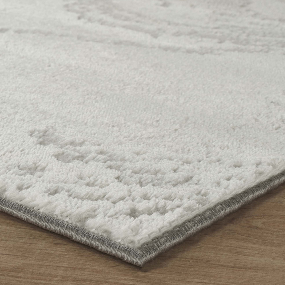 Desire Rugs Perla Grey Modern Abstract Action Resin Design Rug 200 x 290cm Image 3