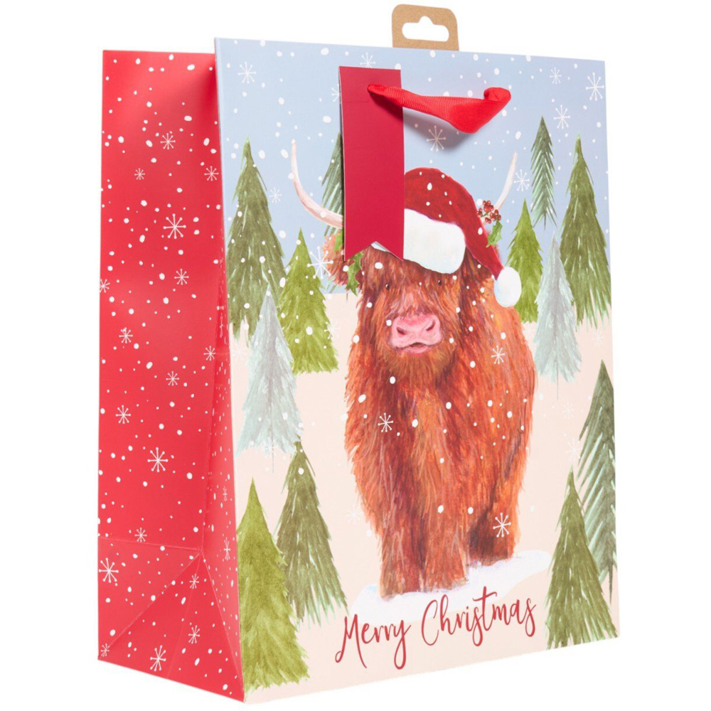 Highland Cow Large Gift Bag Image 4