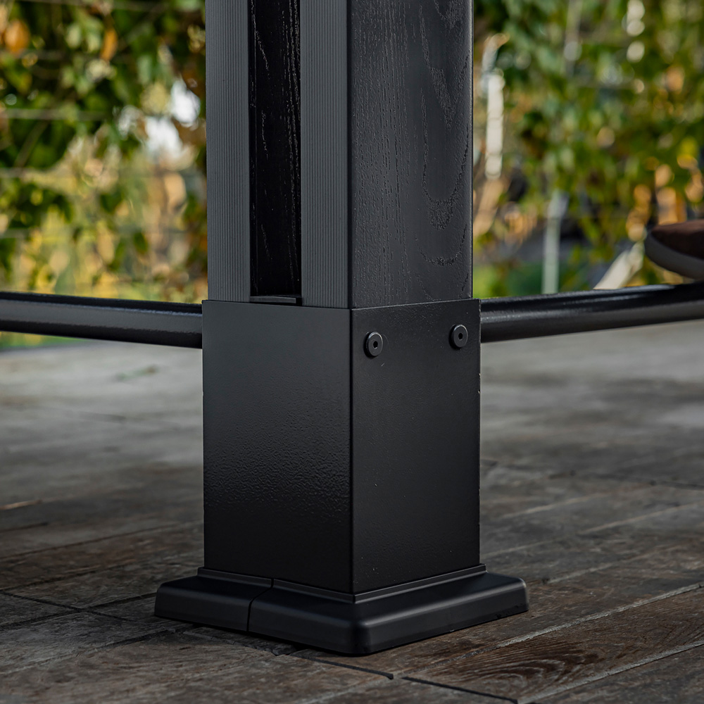 Keter Signature 2.5 x 2m Grey Ashwood Grill Gazebo | Homebase