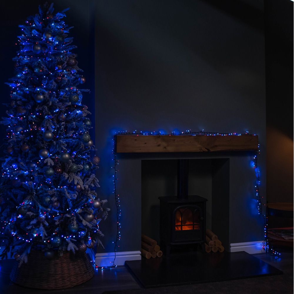 Samuel Alexander SupaBrights 500 Blue Red and White LED Multi-Function String Light 13m Image 7