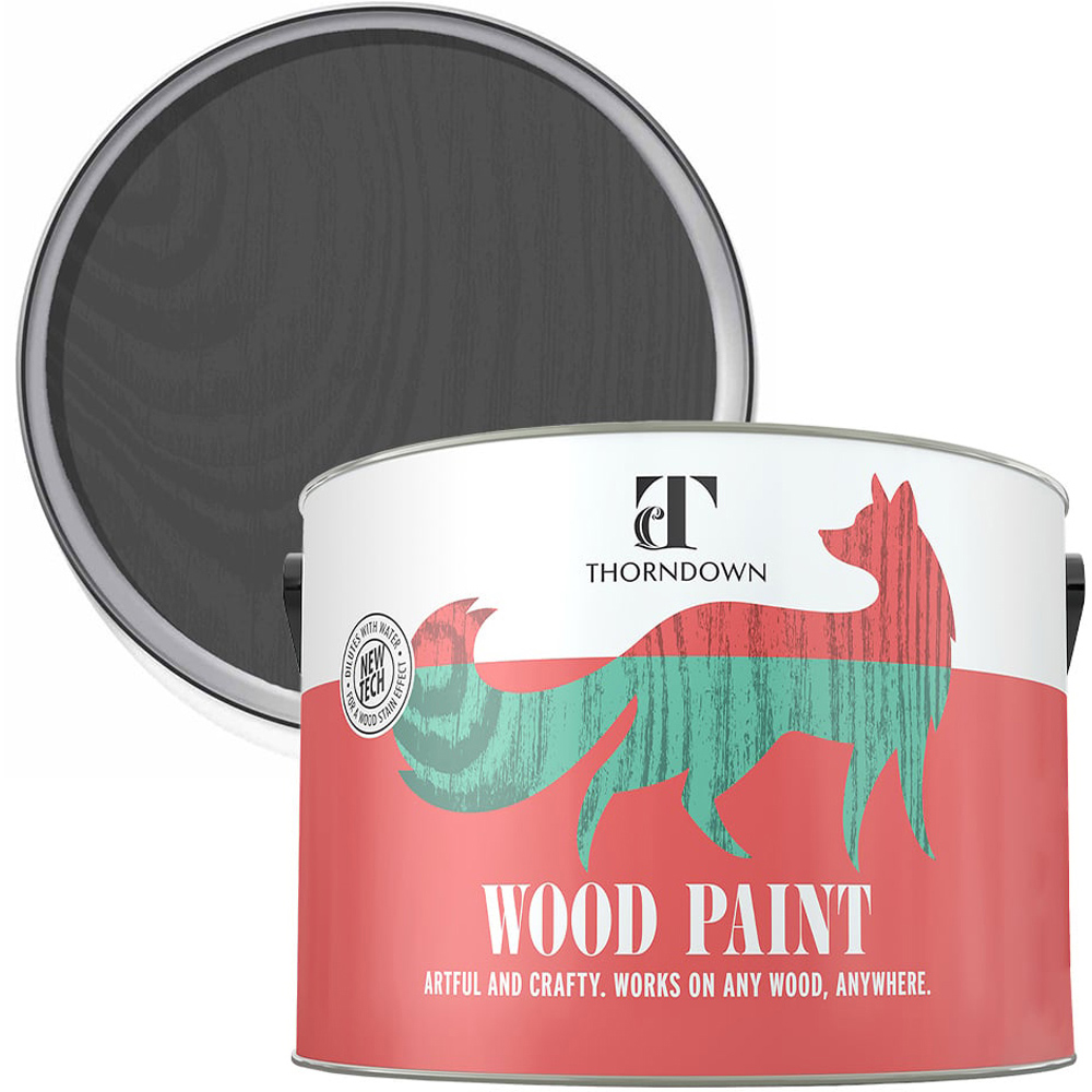Thorndown Bergamot Grey Satin Wood Paint 2.5L Image 1