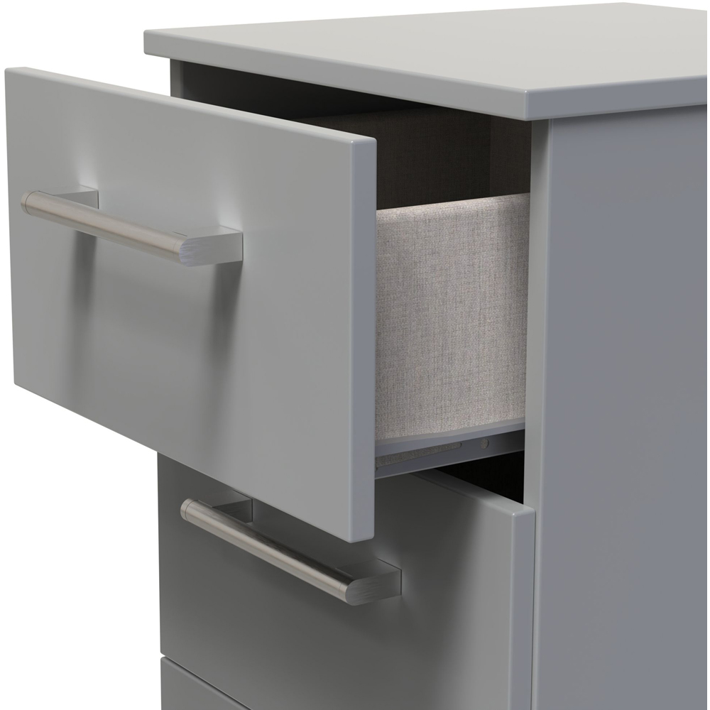 Crowndale Devon 3 Piece Dusk Grey Bedroom Furniture Set Image 8