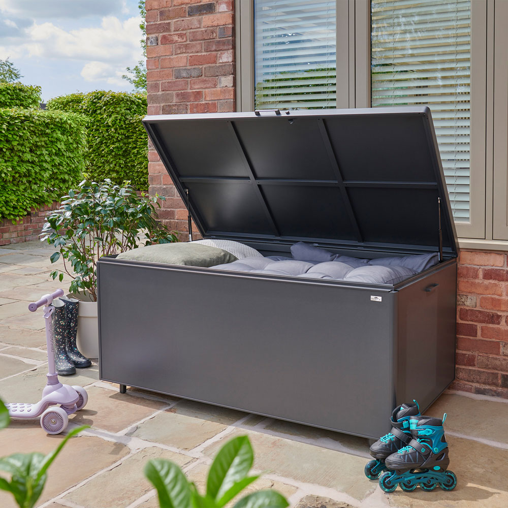 Royce Large Anthracite Outdoor Storage Box Image 8