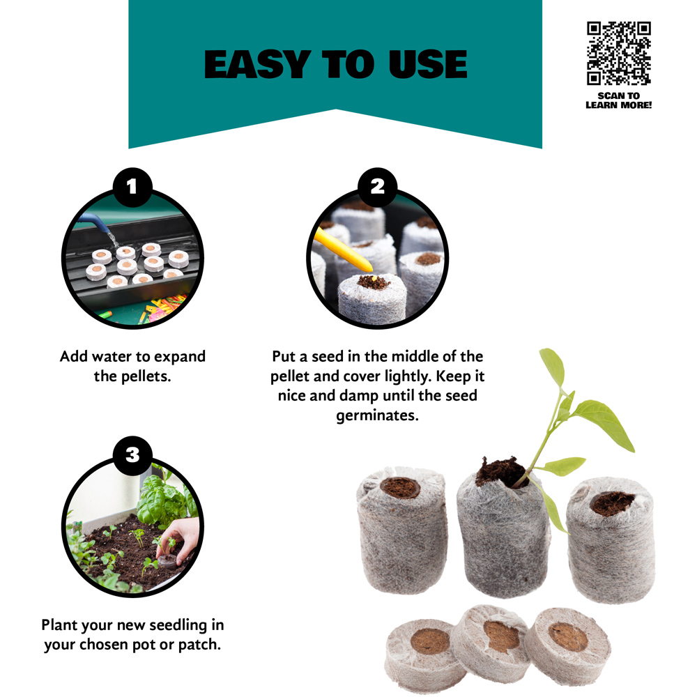 Coco & Coir Little Big Compost Coco Dots Coir Pellet 40mm Image 4