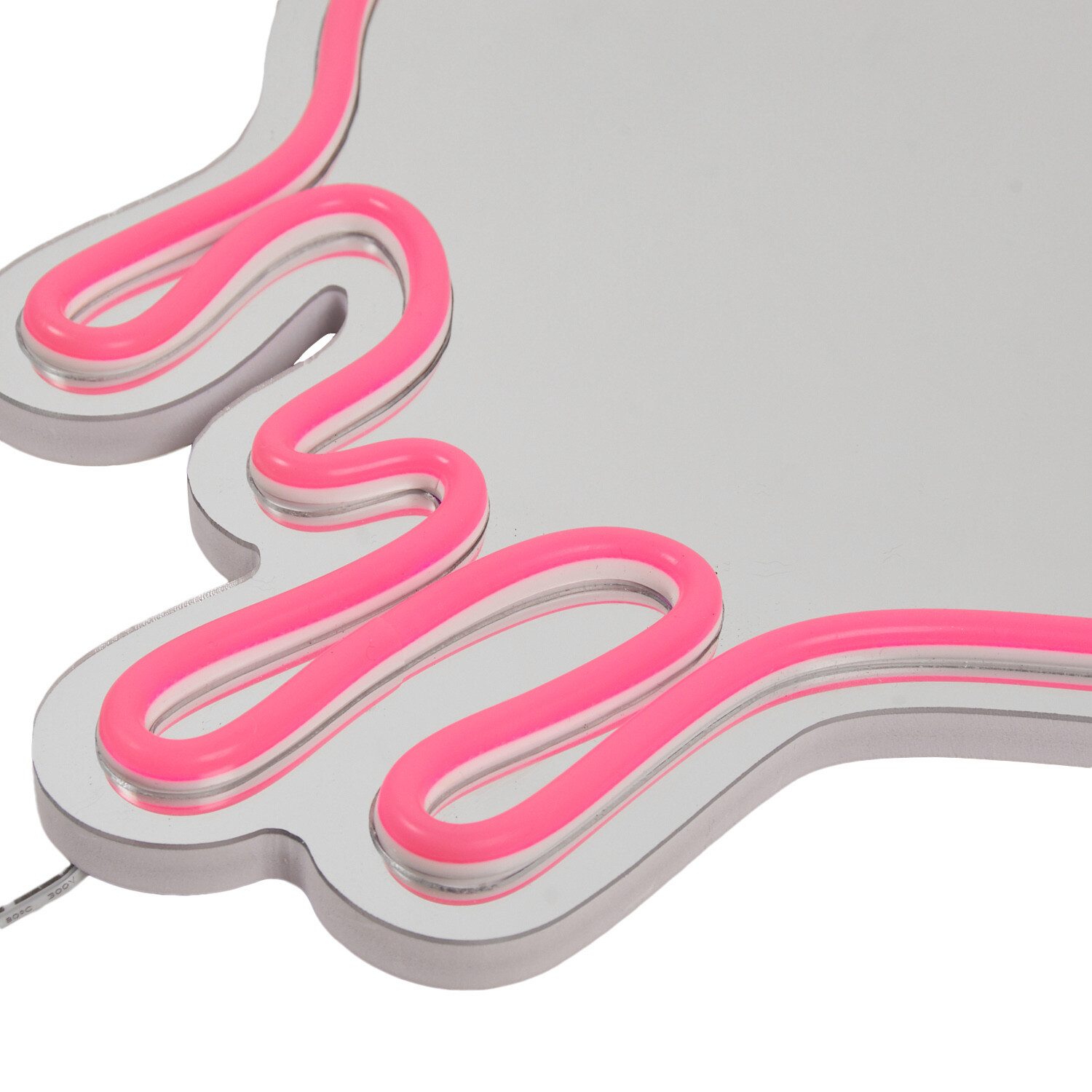 Melting Heart Neon Mirror - Pink Image 3