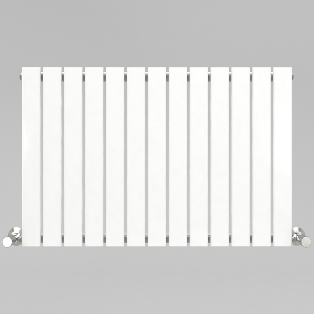 White 2832 BTU Single Flat Panel Vertical Column Radiator 600 x 884mm Image 3