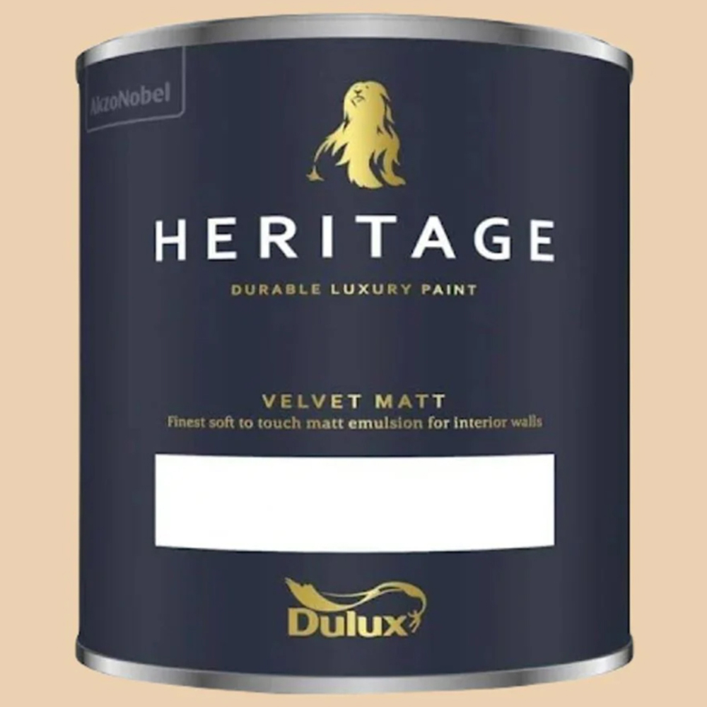 Dulux Heritage Walls and Ceilings DH Stone Velvet Matt Emulsion Paint 1L Image 2
