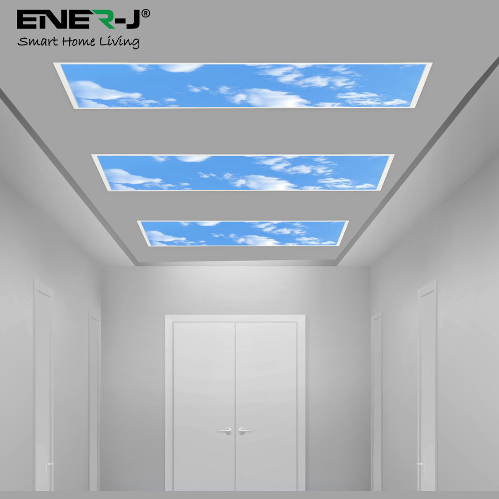 Ener-J Sky Cloud 2D Effect Backlit LED Ceiling Panel 120 x 60cm 2 Pack Image 6