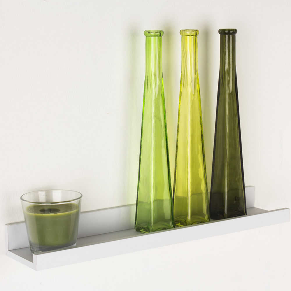 Core Products Dura 58cm Matt White Display Shelf Image 3