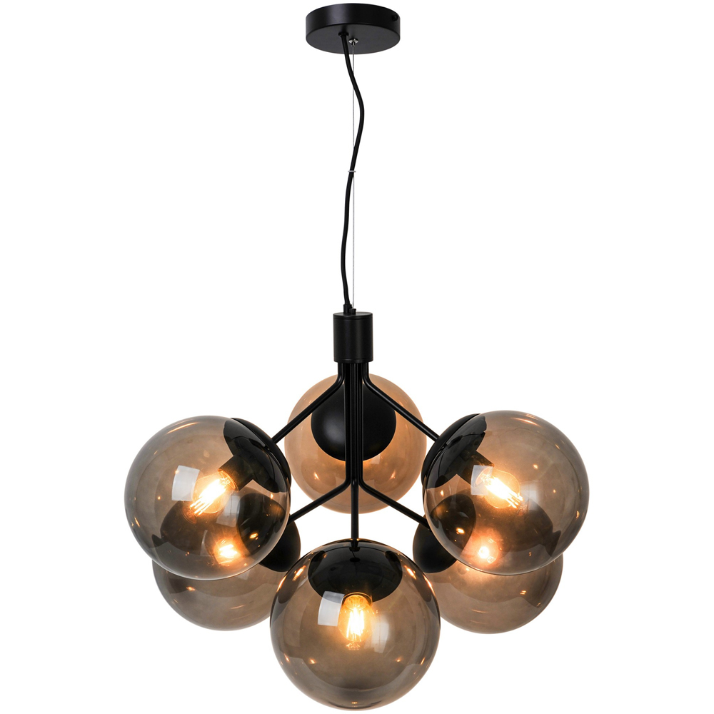 Nordlux Ivona 6 Spot Black Pendant Light Image 3