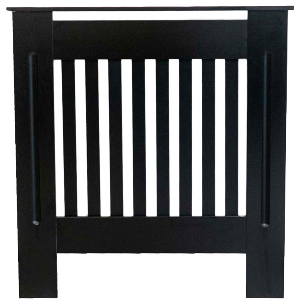 Jack Stonehouse Matt Black Vertical Line Radiator Cover Small Image 3