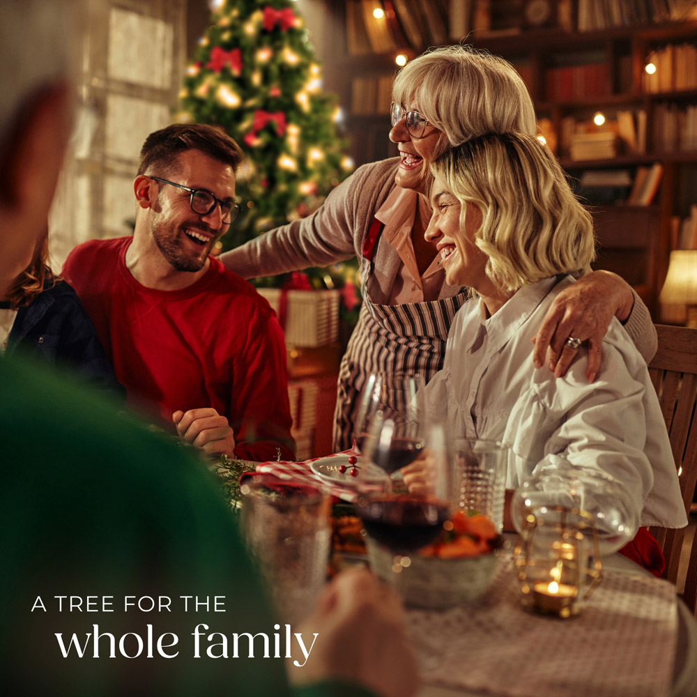 tectake Dense Needle Fir Tree Green Artificial Christmas Tree 4.9ft Image 2