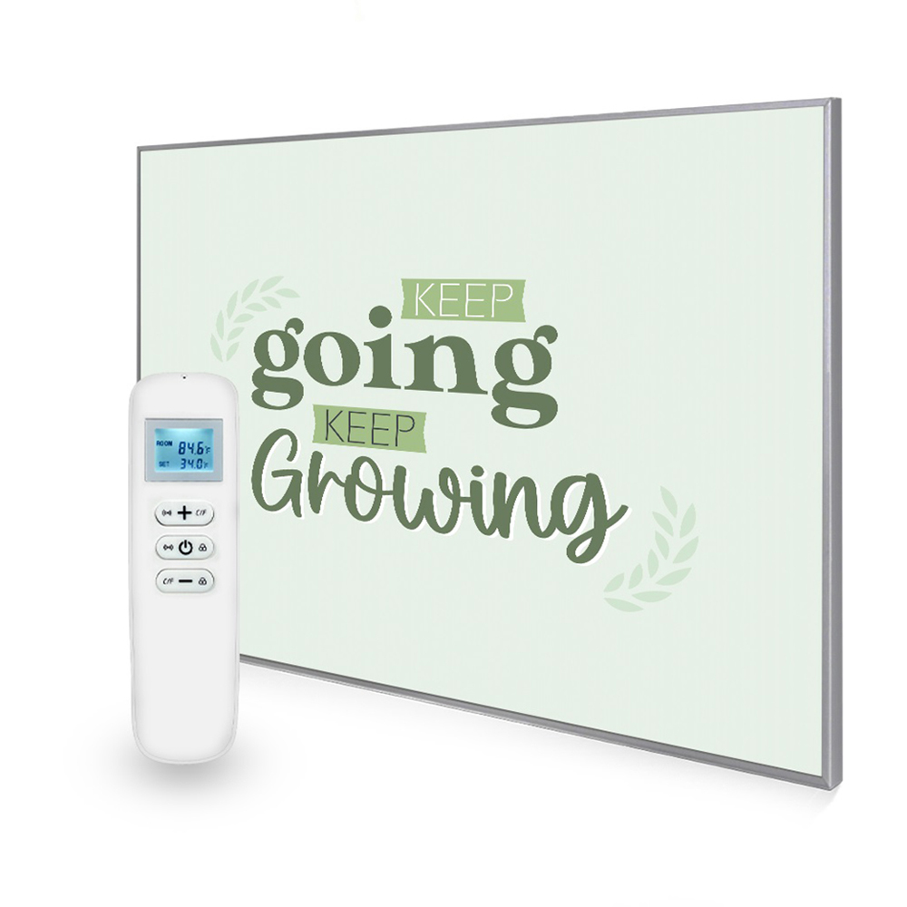 Mirrorstone Nexus Keep Goin Keep Growing Quote Wi-Fi Infrared Heating Panel 1200W 995 x 1195mm Image 2